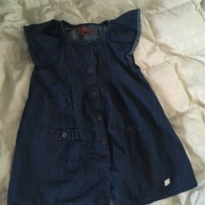 7 for mankind denim Jean baby dress 24 months 2T